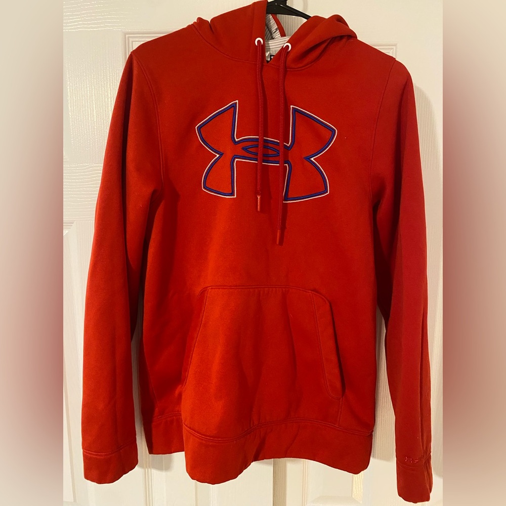 Under Armour Men's Red Hooded Sweatshirt